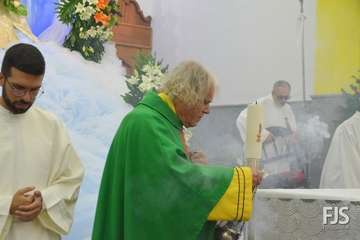 Bajada de la Virgen de las Nieves y encuentro folclórico Anzar en Lomo Magullo (Foto Francisco Javier Santana)